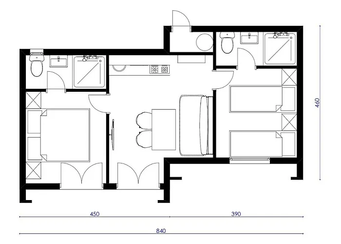 アパート Orsag ドラゲ
